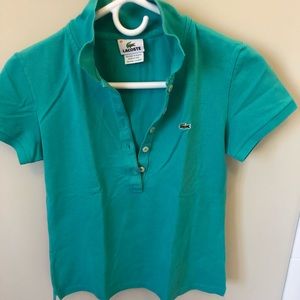 Lacoste Teal Polo Shirt